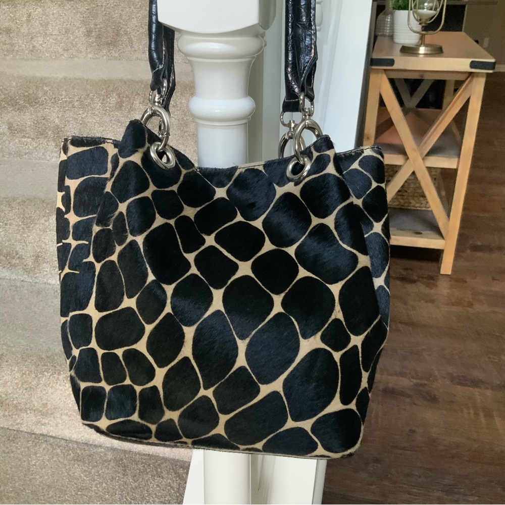 MAURIZIO TAIUTI |  Made In Italy | Pony Hair | Giraffe Print